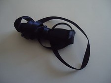 RUBAN SATIN - BLEU MARINE -