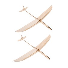  Avion planeur en bois 2 pièces : modèle à lancer à la main – Planeur en bois
