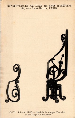 Cpa paris cnam rampe - paris, (3e)