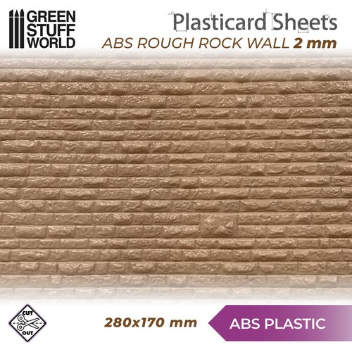 Plaque plasticard texturé - plaque, mur
