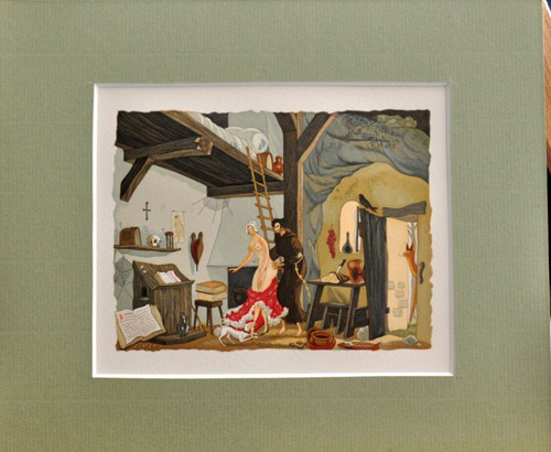 Gravure pochoir henri lemarie - gravure,