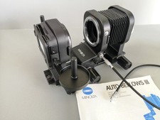 Minolta soufflet macro Auto Bellows III  et Slide Copier AB-III
