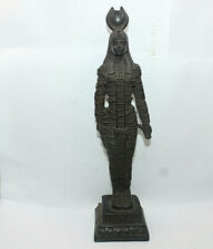 RARE ANCIEN PHARAONIQUE EGYPTIEN ANTIQUE ISIS Stand Statue Stone EGYCOM