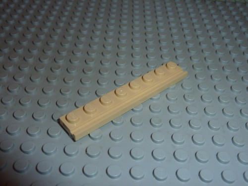 Lego tan plate with - lego, door