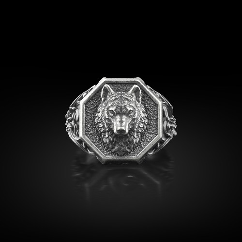 Bague chevalière argent - chevalière, en
