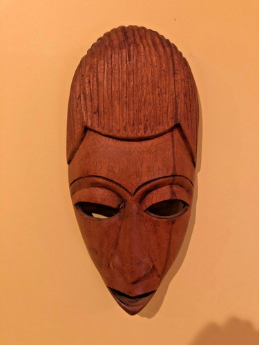 Vintage hand carved wood - hand,
