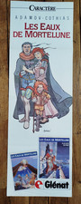 BELLE AFFICHE," LES EAUX DE MORTELUNE  ", ADAMOV,COTHIAS, 1 M X 34 CM,BD
