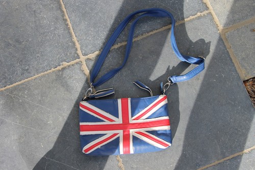 Sac bleu bandouillere - sac, avec