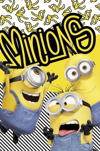 Minions banane couverture - minions,