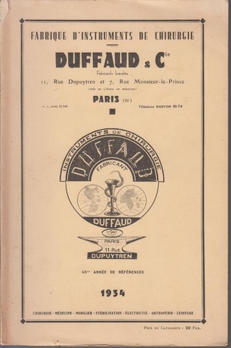 Duffaud cie 1934 fabrique - 1934, /