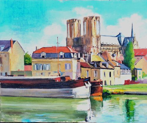 Ancien tableau huile sur - ancien,