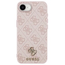Guess Coque  pour iPhone 16e Imprimé Monogramme et Logo 4G compact