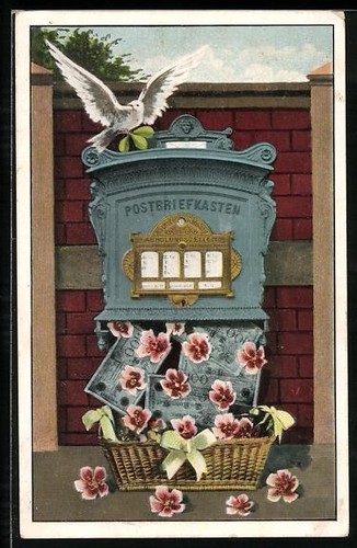 Colombe blanche sur - boîte, aux