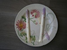 Assiette à asperges c-1900