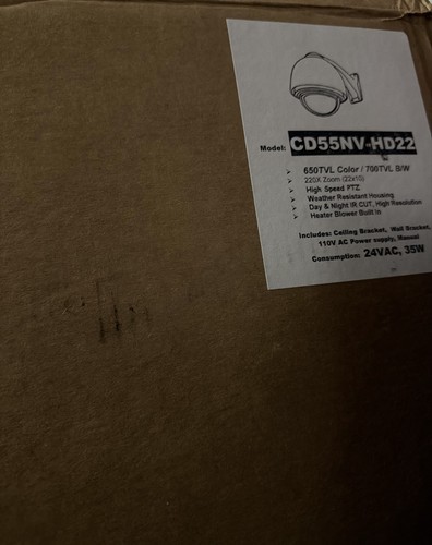Cd55nv hd22 outdoor ptz - , cd55nv-hd22