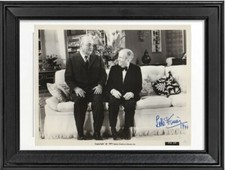 Louis De Funés Autographe Avec Cadre D'Image + Camouflage – Hachage Cadre Photo