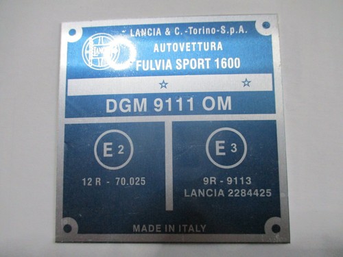 Lancia fulvia sport 1600 - lancia,