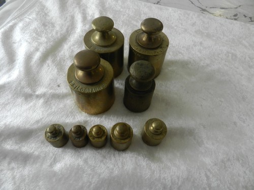 Ancien lot poids - ancien, de