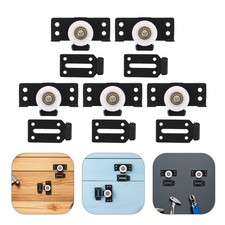  Lot de 5 roulettes pour porte