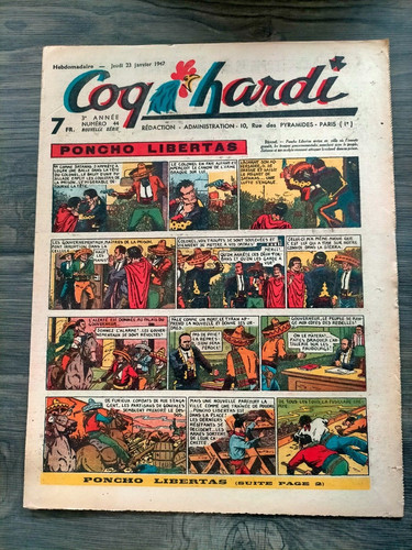 Coq hardi 44 lariflette - coq,