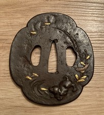 TSUBA JAPONAIS  ÉPOQUE EDO XIXème - Chiot