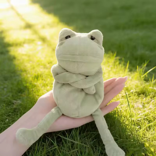 18cm sad frog peluche - sad, cute