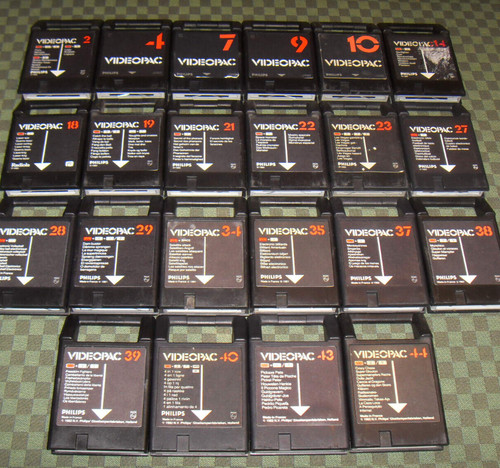 Lot jeux videopac loose - jeux,