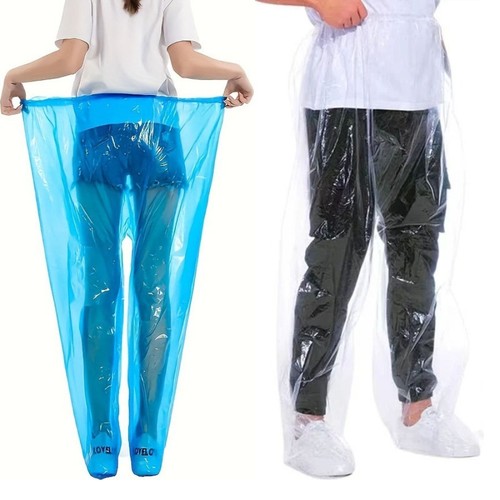 Unisexe jetable pluie - 5x,