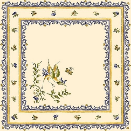 Serviette faïence - , de