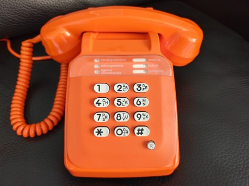 Téléphone socotel s63 orange - téléphone,