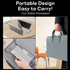 S5 Laptop Screen Extender 16 2.5K IPS Screen Triple Monitor For 12-18.5 Inch