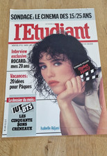 Superbe Affiche Presse 1985  ISABELLE ADJANI 40x30  PLV  BUREAU TABAC poster