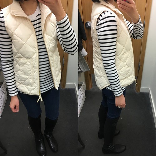 Nwt crew factory - j.crew, quilted