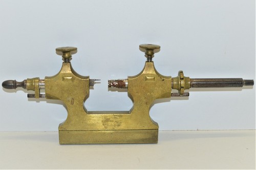 Ancien tour horloger bronze - tour, d'horloger