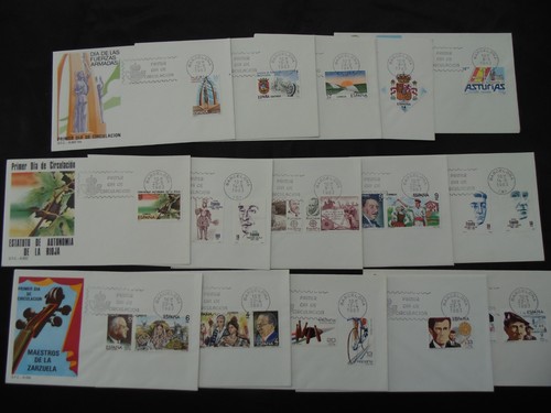Espagne enveloppes 1er - espagne,