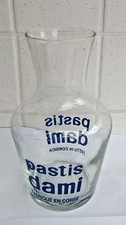 carafe pastis dami fabriqué en Corse en verre