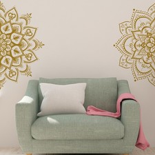 Données de mesure manuelle mur ou meuble fleur de lotus datura salon bar Cm