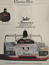 rare vintage print ad !!" Jules Christian Dior  Perfume for Men " René Gruau