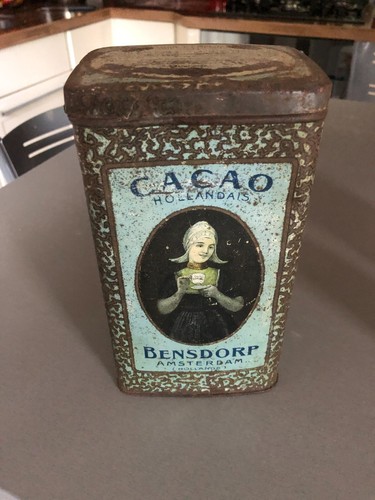 Boîte pub ancienne cacao - boÎte,