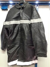 Veste Cuir Pompier Feu 112 L