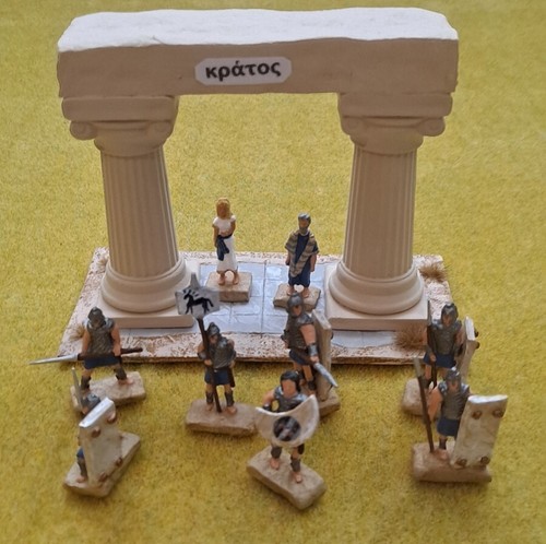 Figurines résine peintes - en,