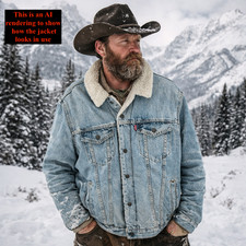 Veste En Jean Sherpa Levi's