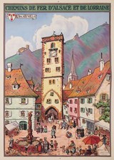 HANSI - ALSACE AND LORRAINE RAILWAYS - RIBEAUVILLE - 1924