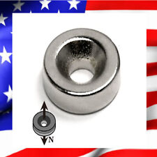 Lot Aimant Neodyme Fraisé Vissable Puissant Neodymium Magnet 10mm x 5mm Trou 3mm