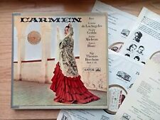 BOX 3 LP 33 TOURS GEORGES BIZET CARMEN UK HMV ASD 331/33 WHITE GOLD LABEL 
