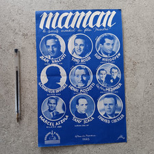 Ancienne partition, Maman, Bixio, Koger