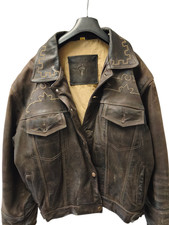 Veste blouson cuir - , xxl