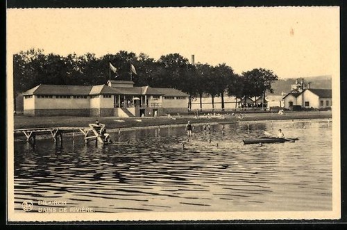 Cpa diekirch bains de - cpa,