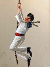 Ancien tableau marine