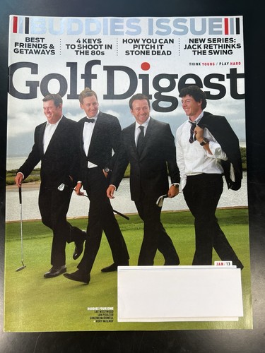 Golf digest magazine - golf, january